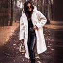 Chic Long-Sleeved Woolen Coat – Elegant Net Color Design