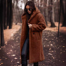 Chic Long-Sleeved Woolen Coat – Elegant Net Color Design